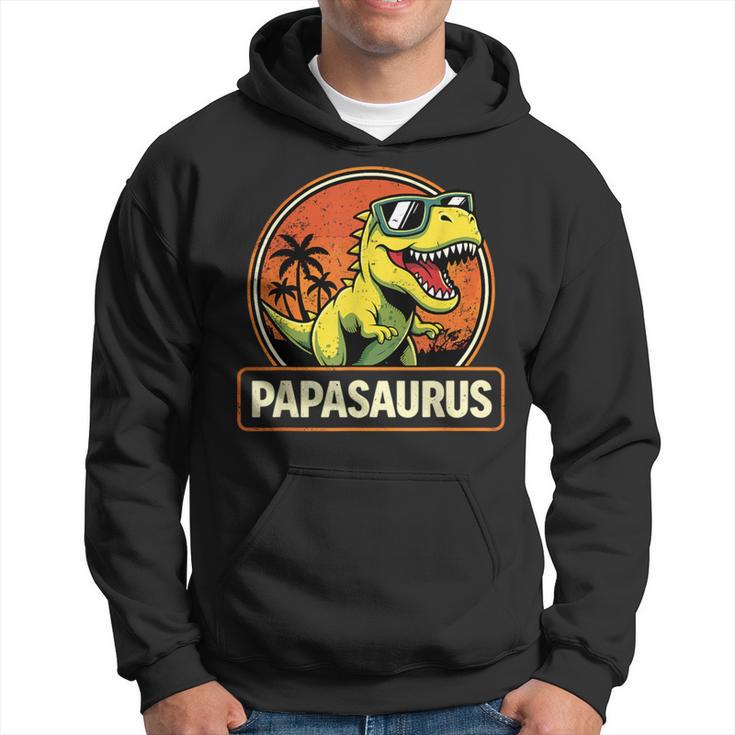Papasaurus Divertente Papà Dinosauro Felpa con cappuccio