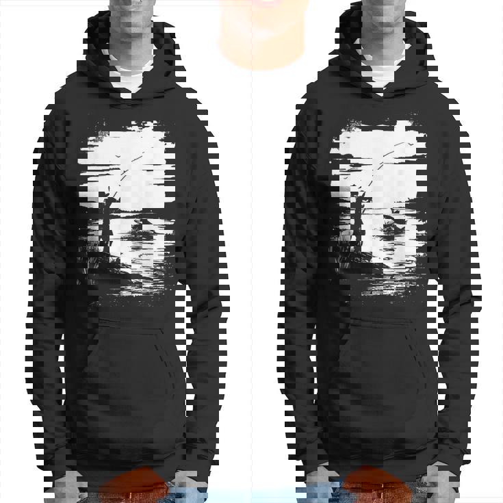 Pêche Graphic Angler Sweat à capuche