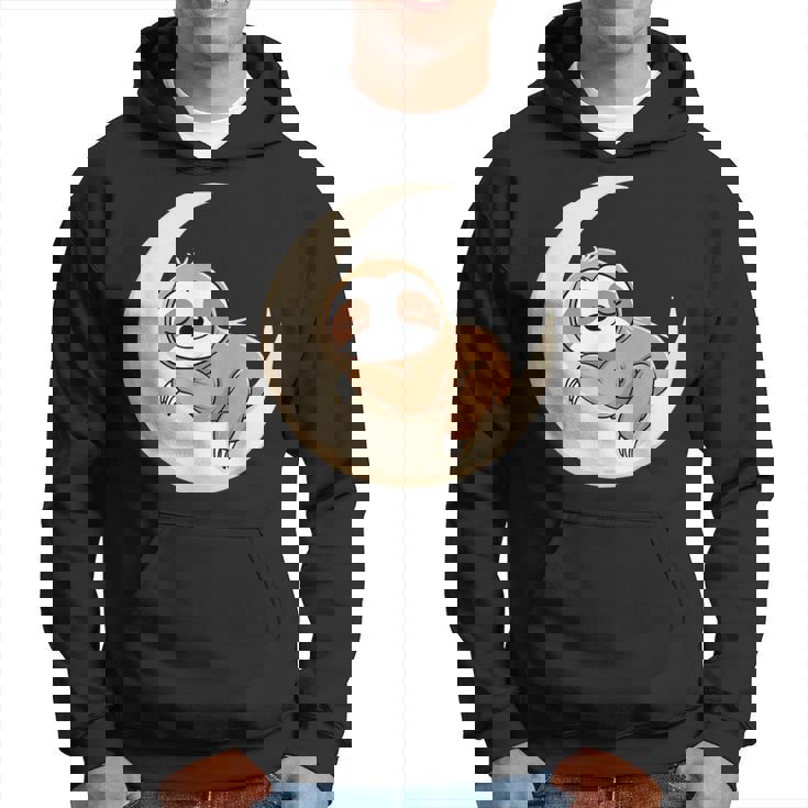 Perezoso Dormido En La Luna – Ilustración Sudadera