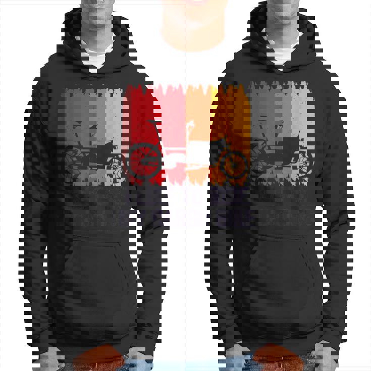 I Like To Ride My Cargo Bike Bicicleta De Carga Retro Sudadera