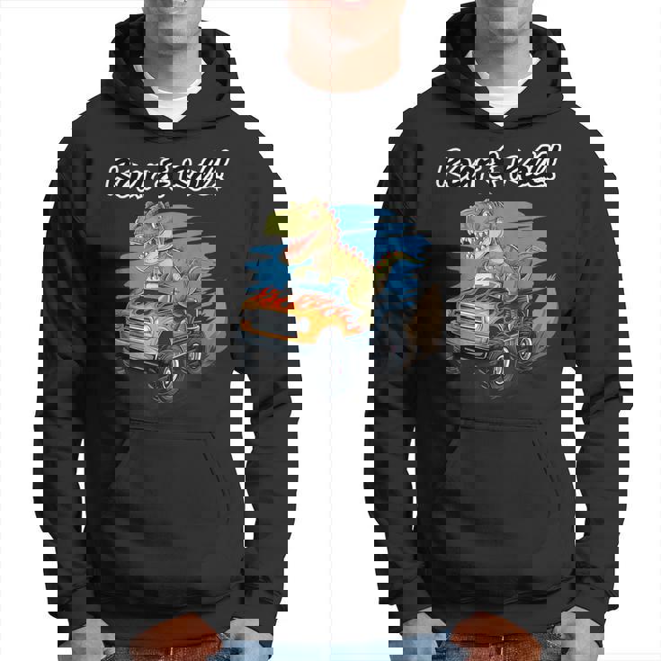 Roar & Roll Dinosaure Monster Truck Sweat à capuche
