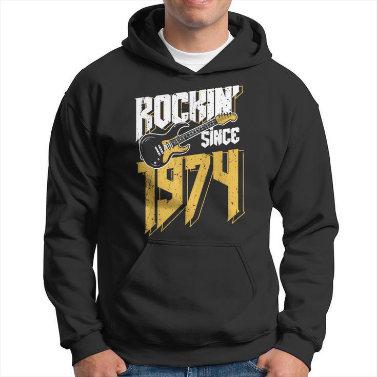 Rockin'ince 1974 Éventail De Musique Rockintage 48E Anniversaire Sweat à capuche