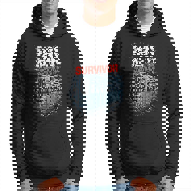 Superviviente Del Metro De Parísupervivienteuperpoblado Humor Tren Francia Sudadera