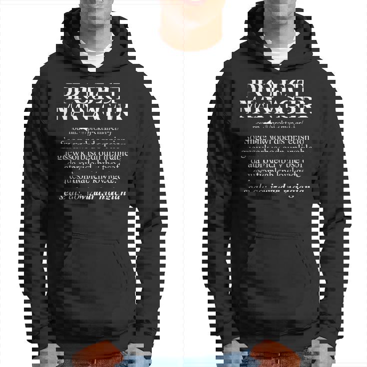 Sustantivo Project Manager Definition Gestión De Proyectos Sudadera