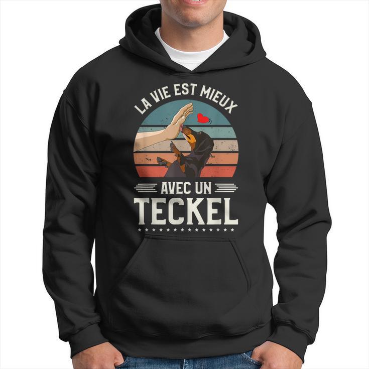 Sweat à Capuche "Amant/ Maîtresse De Teckel" - Motif Chien Teckel Mignon, Pour Femmes, Hommes, Enfants - Cadeau Pour Propriétaire De Chien - 2