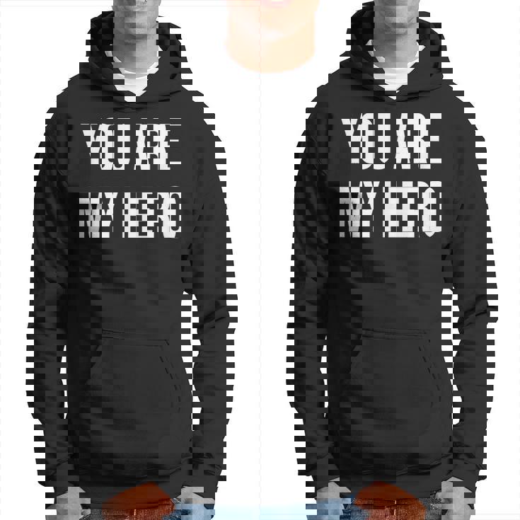 Tuei Il Mio Eroe Felpa con cappuccio