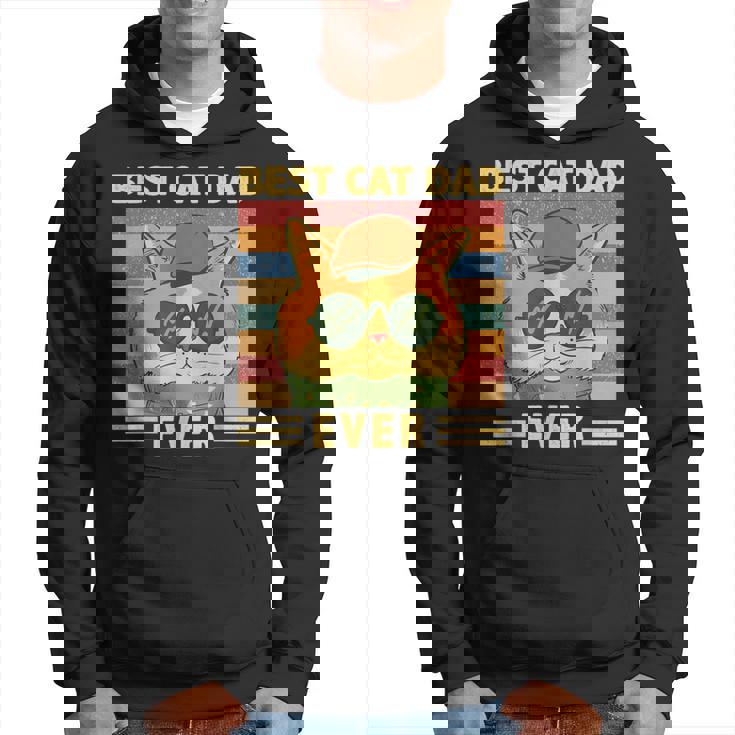 Unico Personalizzato Migliore Gatto Papà Maiintage Gatto Papà Felpa con cappuccio