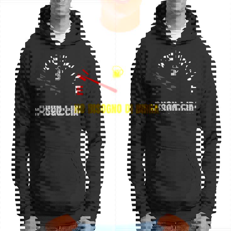 Uomo Ho Bisogno Di Birra Divertenti Papà Birre Artigianali Felpa con cappuccio