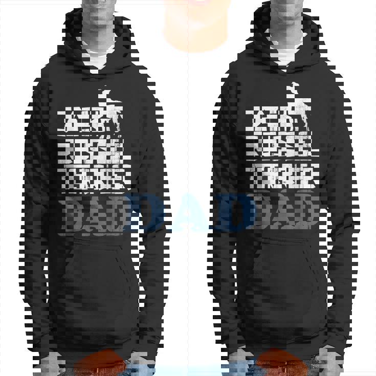 Uomo Jack Russel Terrier Papà Felpa con cappuccio