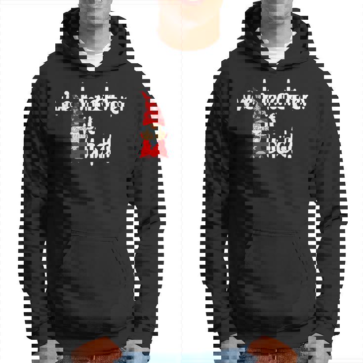 Weihnachten Ist Blöd Wichtel Für Weihnachtsmuffel Kapuzenpullover