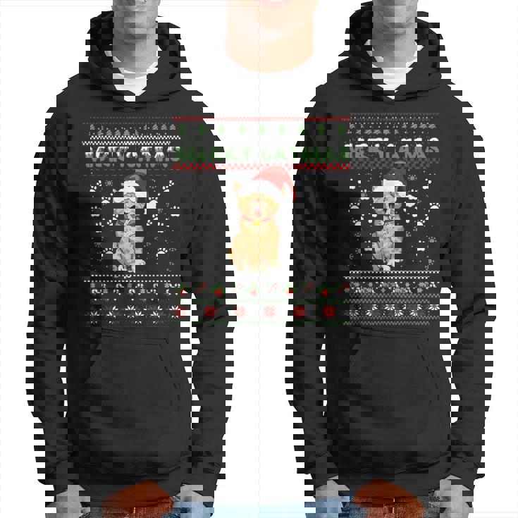Weihnachten Mitüßer Katze Frohe Weihnachten Merry Catmas Kapuzenpullover