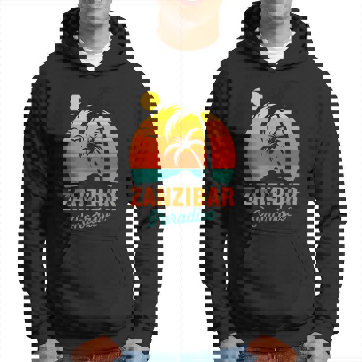 Zanzibar Palm Beach Tanzania Paradisourf Africa Felpa con cappuccio