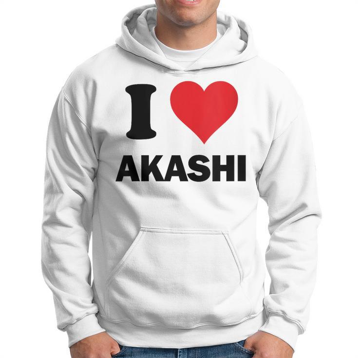 I Heart Akashi Japan Loveouvenir Japonais Sweat à capuche