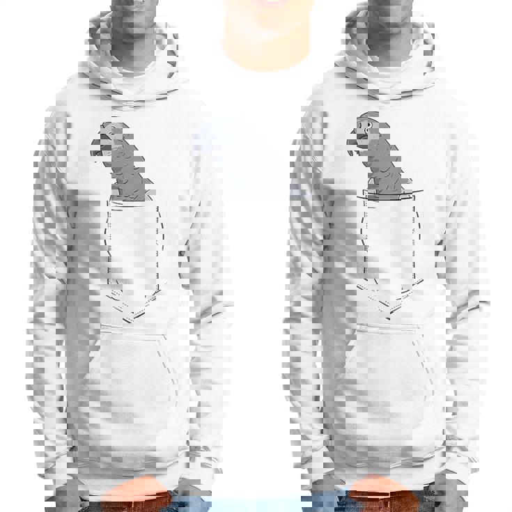 Oiseau Gris Du Gabon Dans Leac Sweat à capuche