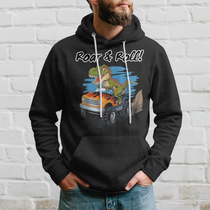 Roar & Roll Dinosaure Monster Truck Sweat à capuche Cadeaux pour lui