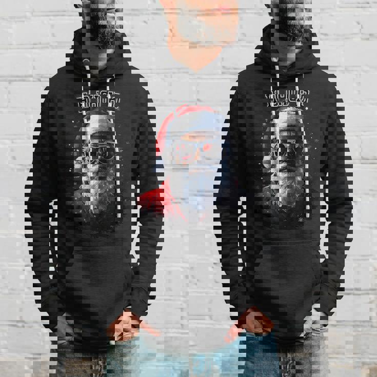 Sarkastischer Cooler Weihnachtsmann Mitonnenbrille Undchnee Weihnachten Kapuzenpullover Geschenke für Ihn