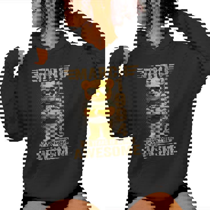 32歳 1994年3月 テディベア 32歳 誕生日 男性 女性 レディースパーカー