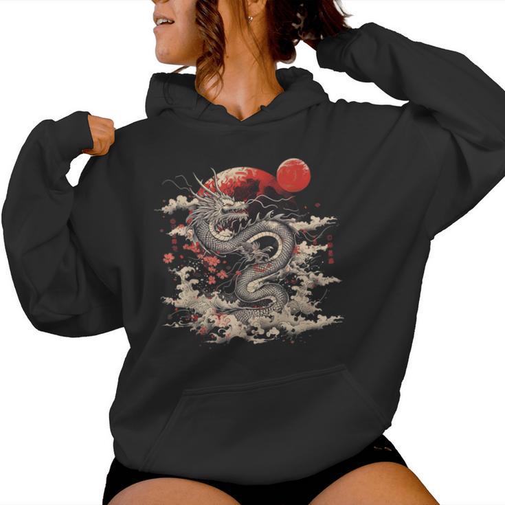 Dragon Japonais Tokyo Dessin Asiatique Traditionnel S Hommes Sweat à capuche femme