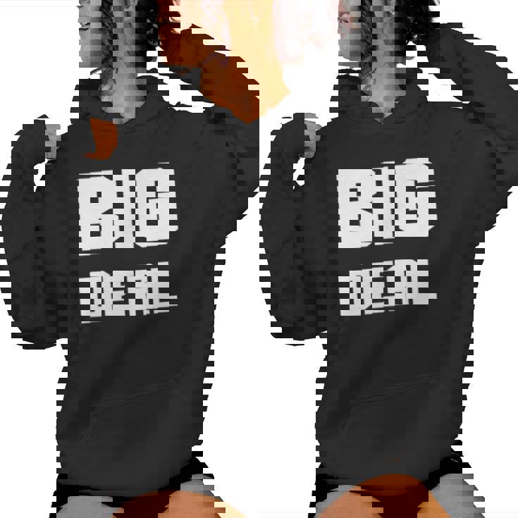 Drôle Ego Renfort Big Deal Hommes S Cadeau Sweat à capuche femme