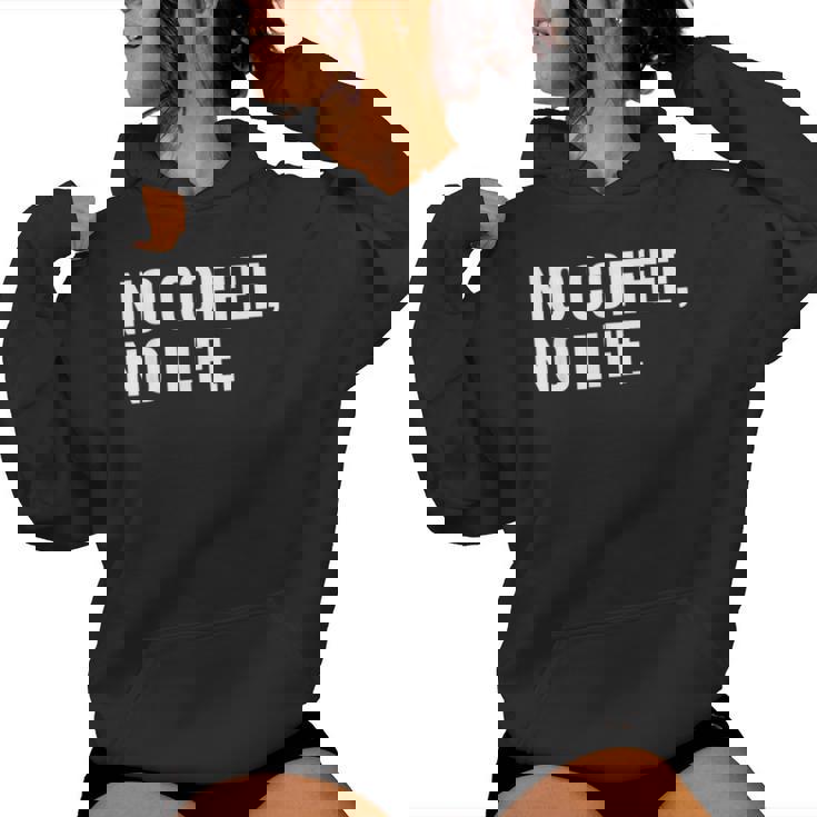 Emergency No Coffee No Life Missing Java 警告サイン レディースパーカー