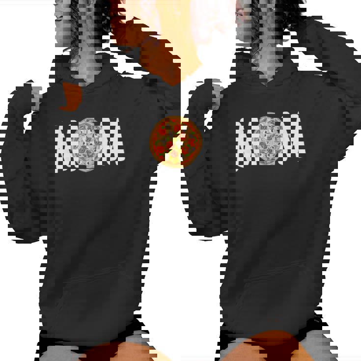 Mom Birthday Pizza 1St Birthday Pizza Family Matching Party Women Hoodie