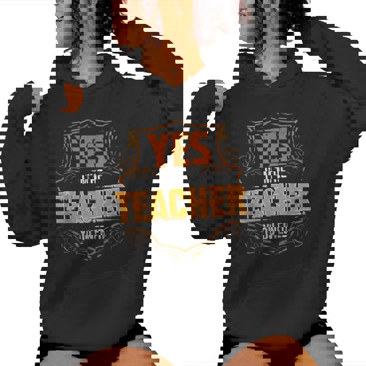 Retro Profession I'm The Teacher レディースパーカー