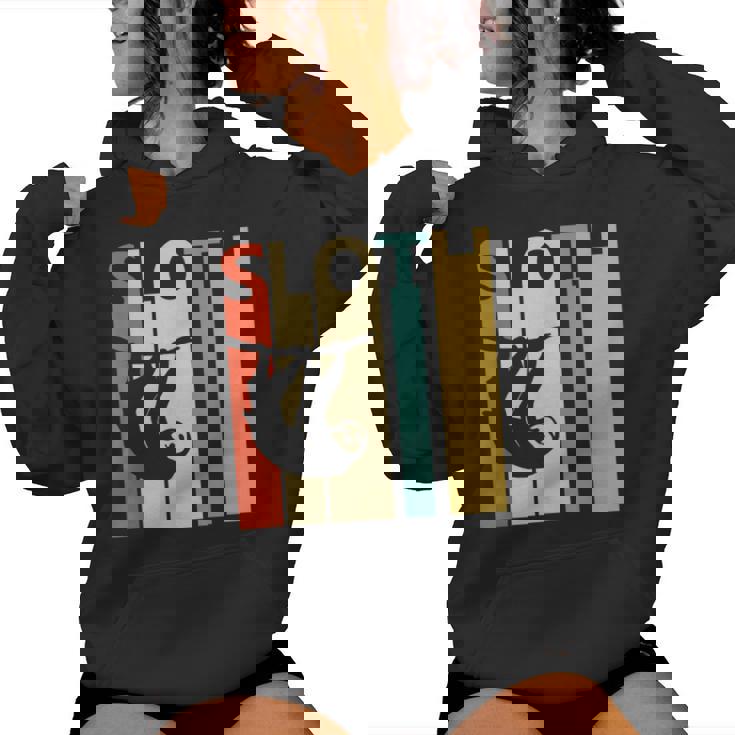 Sloth ナマケモノ 動物 レディースパーカー