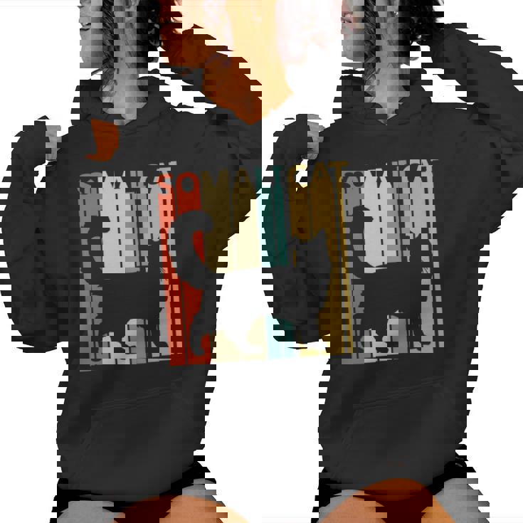 Somali -Omali ソマリ ネコ 長袖tシャツ レディースパーカー