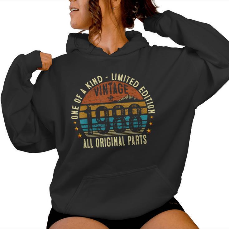 Vintage 1988 37 Years Old 37Th Birthday Women Hoodie
