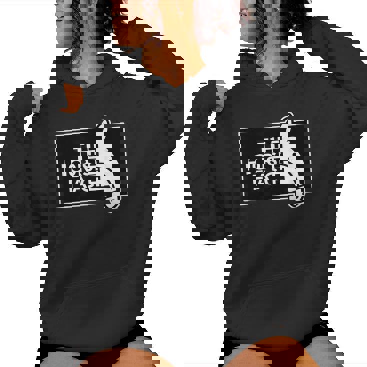 ザ・ホース・フェイス The Horse Face 午年 馬【十二支 干支】2026年 ブランド パロディ レディースパーカー