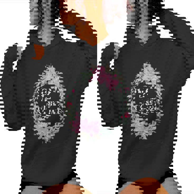 花柄 92歳 誕生日 男性 女性 92歳 誕生日 レディースパーカー