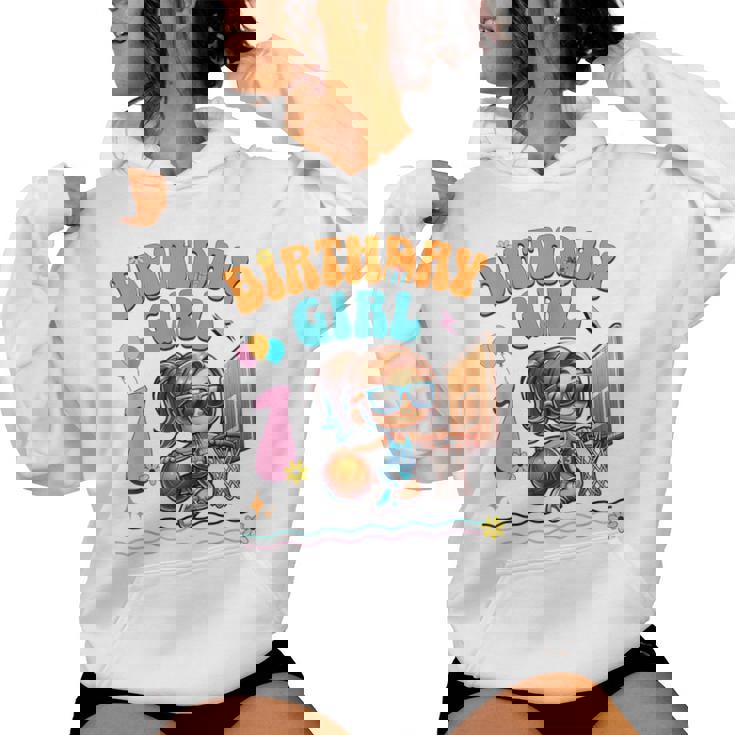 1歳の誕生日 バスケットボール 1歳 女の子 バスケットボール フープ ダンキング レディースパーカー