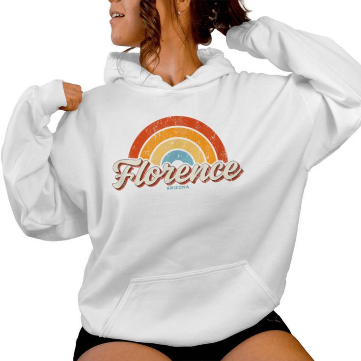 Florence Arizona Azintage Rainbow Rétro Années 70 Sweat à capuche femme