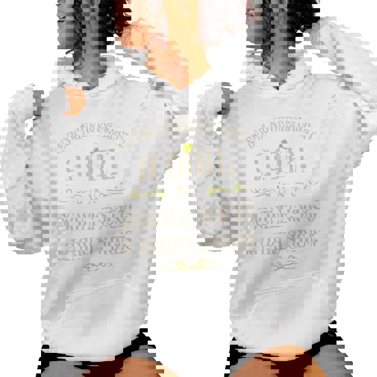 Irish Dance Women's T-Shirt Poodle Socks And Hard Shoes Women's Hoodie