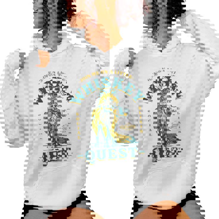 Join Me On A Whiskey Quest Cute Fox メンズ バーボンシャツ ギフト レディースパーカー