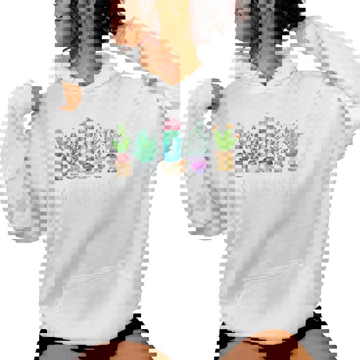 I Be Plantin'hit サボテン 多肉植物 面白い植物 ガーデン レディースパーカー