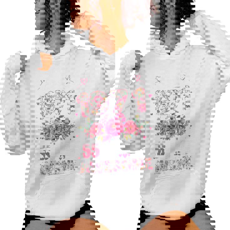 オンバック 55歳 1971年4月 花柄 55歳の誕生日 レディースパーカー