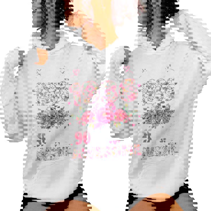 オンバック 90歳 1936年3月 花柄 90歳の誕生日 レディースパーカー