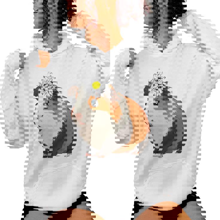 モルモットの花、モルモットの花 レディースパーカー