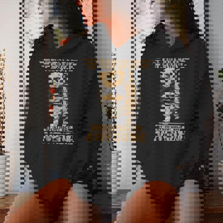 1992年2月34歳の誕生日男性と女性のための素晴らしいテディベア。 レディースパーカー 彼女への贈り物