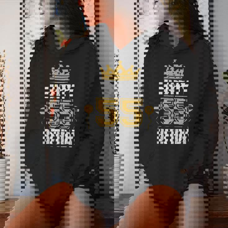 55歳の男性と女性のためのhappy 5Th Birthdayアイデア レディースパーカー 彼女への贈り物