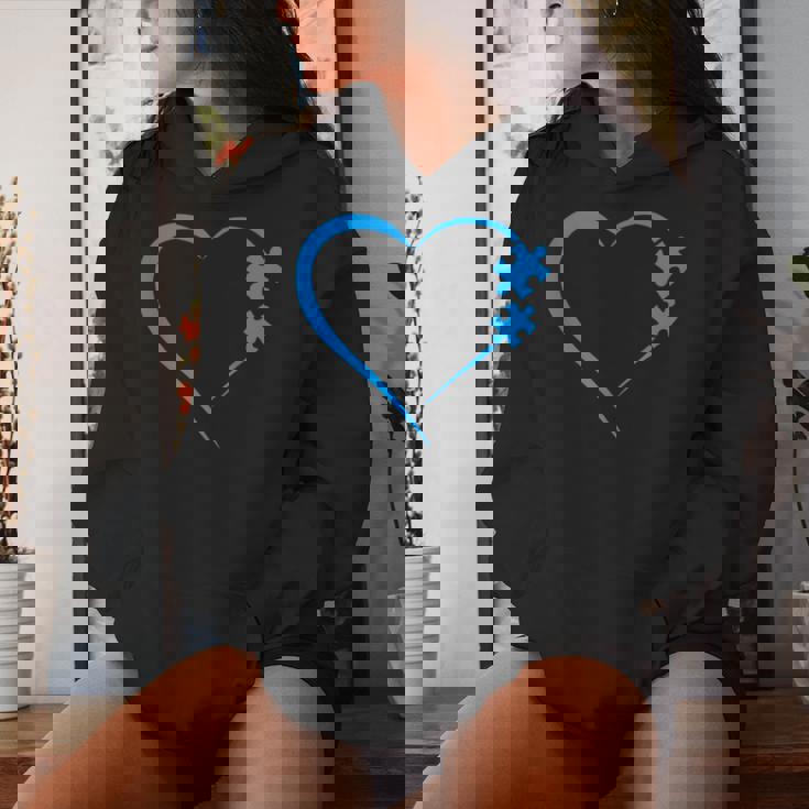 Autism Autism Awareness Autism Mom Love レディースパーカー 彼女への贈り物
