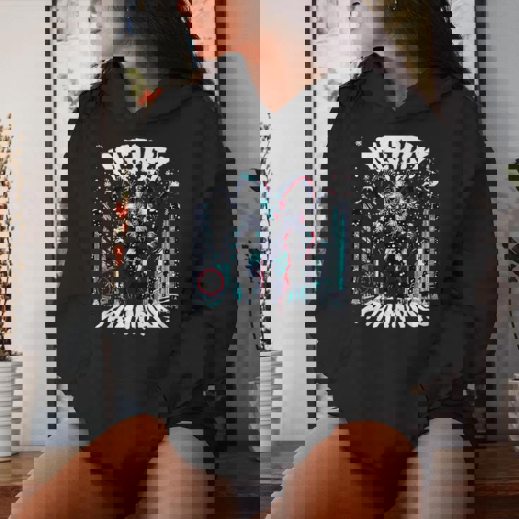 Frohe Krampus Nacht Frauen Kinder Weihnachten Happy Krampusnacht Kapuzenpullover für Damen Geschenke für Sie