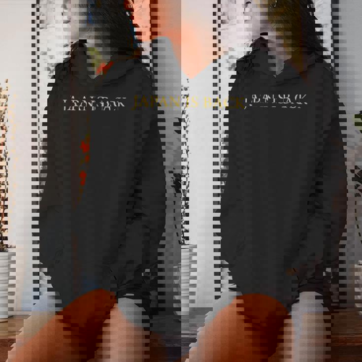 Japan Is Back – Trendy Minimalist For & Women レディースパーカー 彼女への贈り物