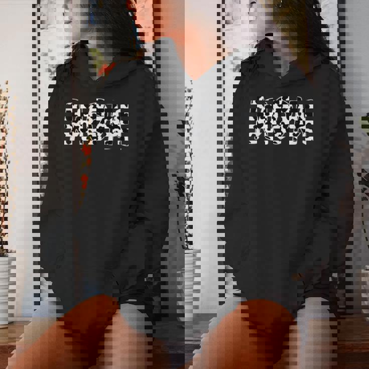 Mom 牛柄 牛柄 母の日 レディースパーカー 彼女への贈り物