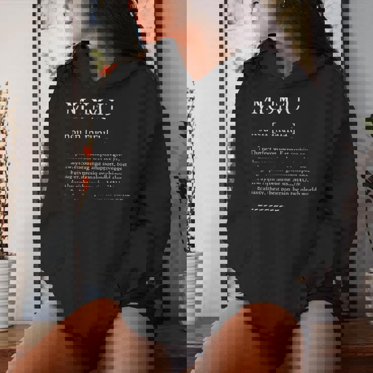 Mumu Definition おばあちゃん母の日パーティー レディースパーカー 彼女への贈り物