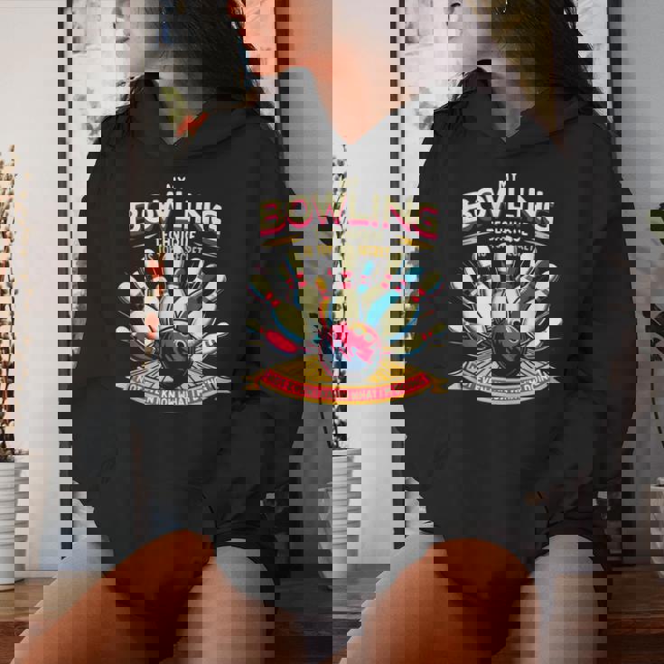 My Bowling Technique Isecret 面白いボウラーボウリング レディースパーカー 彼女への贈り物