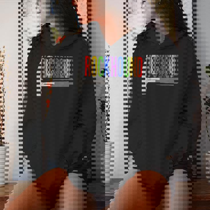 Rainbow Rockhound ロックピック 地質学ハンマー ロックハウンディング レディースパーカー 彼女への贈り物