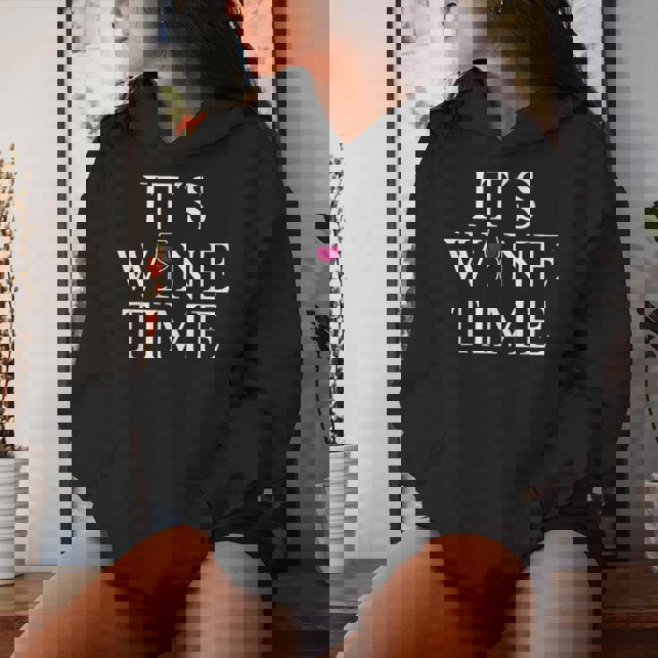 Wine Lovers Wine Time 赤ワインワインメーカー レディースパーカー 彼女への贈り物