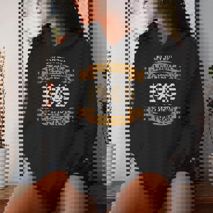 ヴィンテージ 1949 ギフト 男性 女性 長寿祝い 1949年生まれ 喜寿祝い ユニークな誕生日プレゼント レディースパーカー 彼女への贈り物